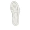 Rieker Platform Trainer With Side Zip - White Gold